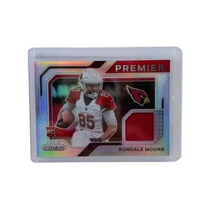 Rondale Moore 2021 Panini Prizm Premier Jersey Relic RC Silver Arizona Cardinals